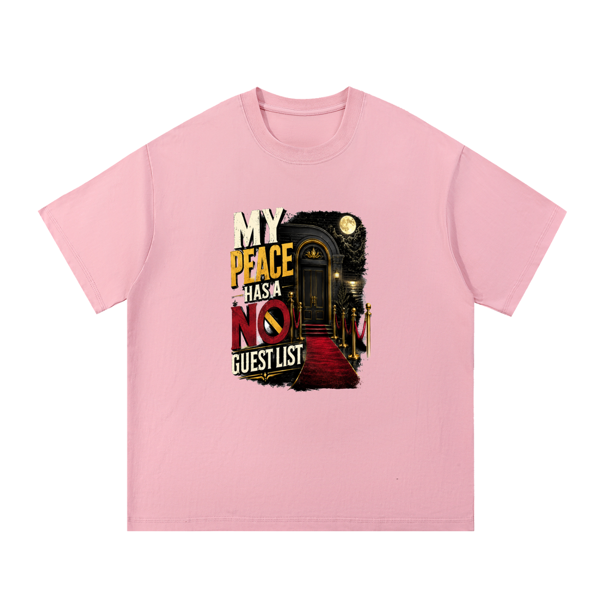 My Peace Has A No Guest List – Oversized Graphic Tee | Wavyy Tees