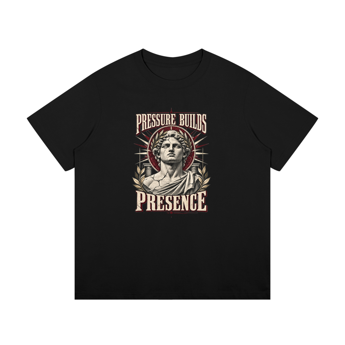Pressure Builds Presence Cotton T-Shirt