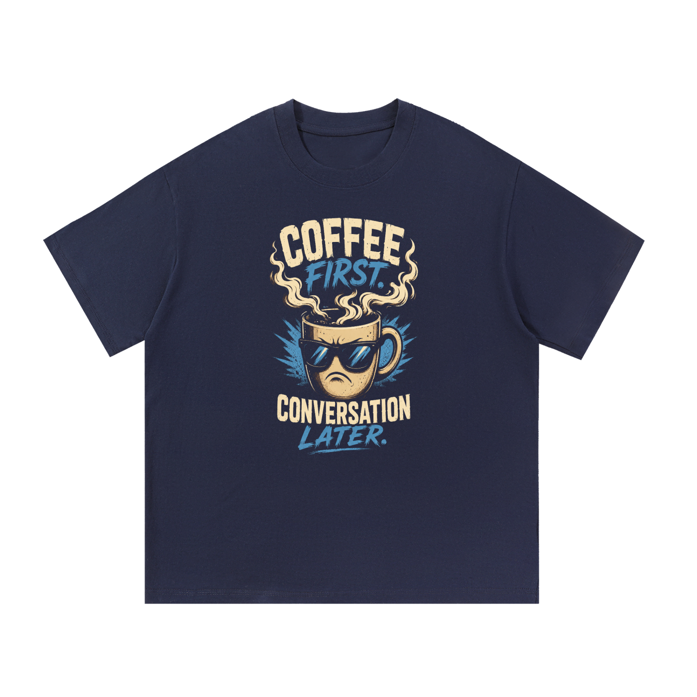 Coffee First Cotton T-Shirt