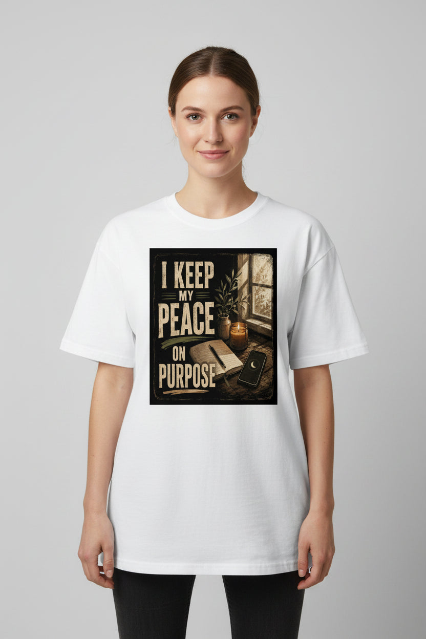 I Keep My Peace Cotton T-Shirt