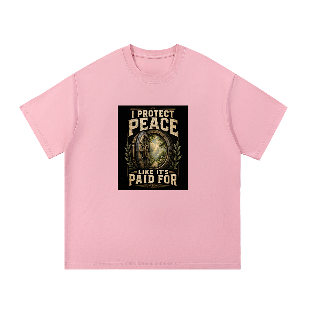 I Protect Peace Cotton T-Shirt
