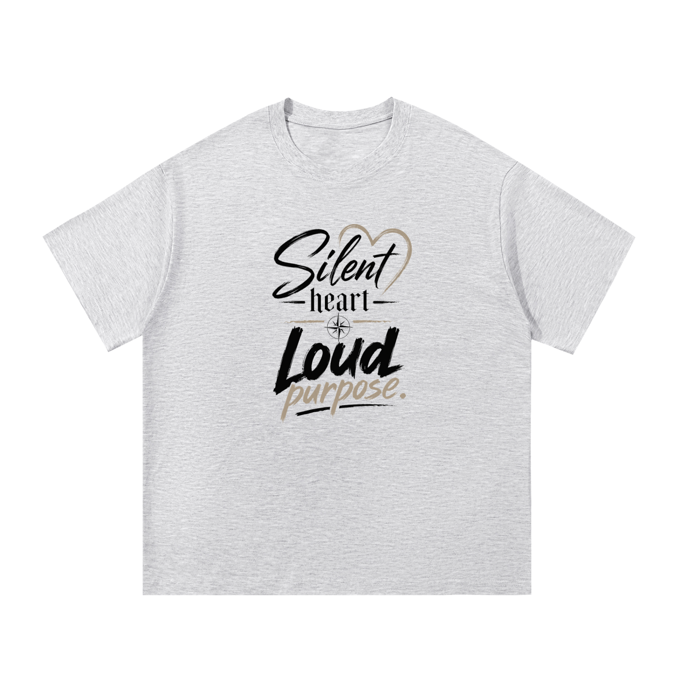 Silent Heart Cotton T-Shirt