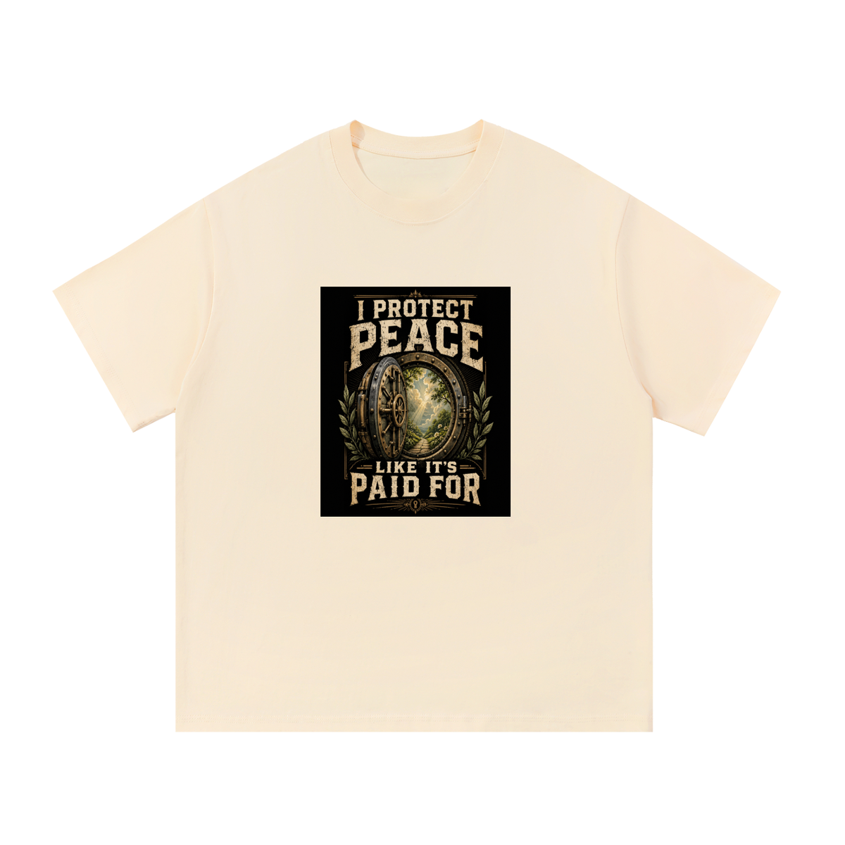 I Protect Peace Cotton T-Shirt
