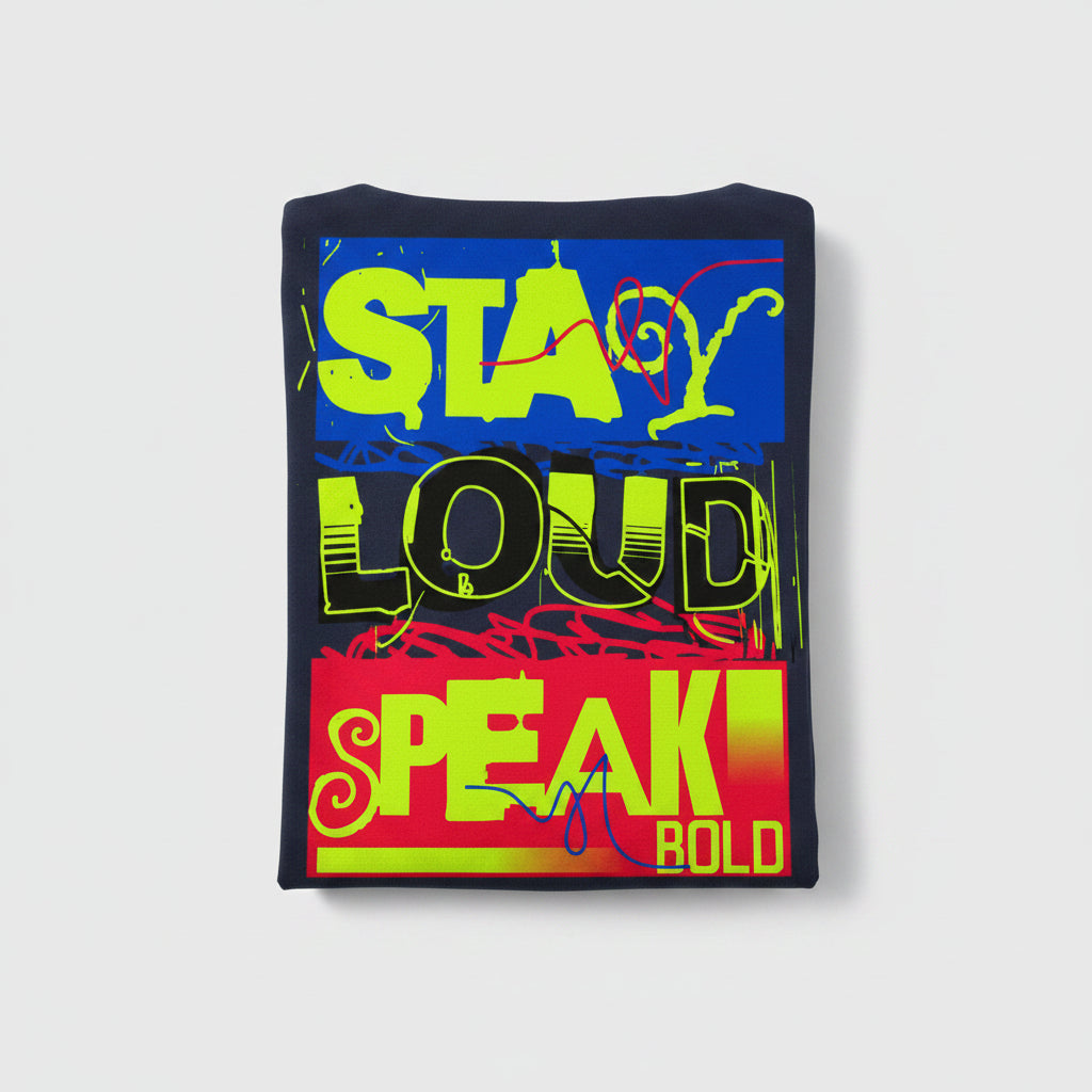 Stay loud Cotton T-Shirt
