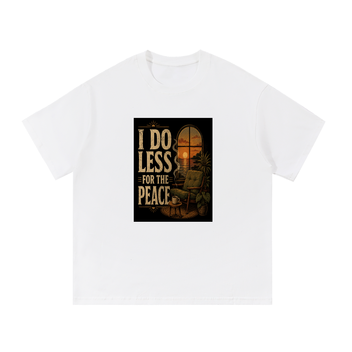 I Do Less For The Peace Cotton T-Shirt