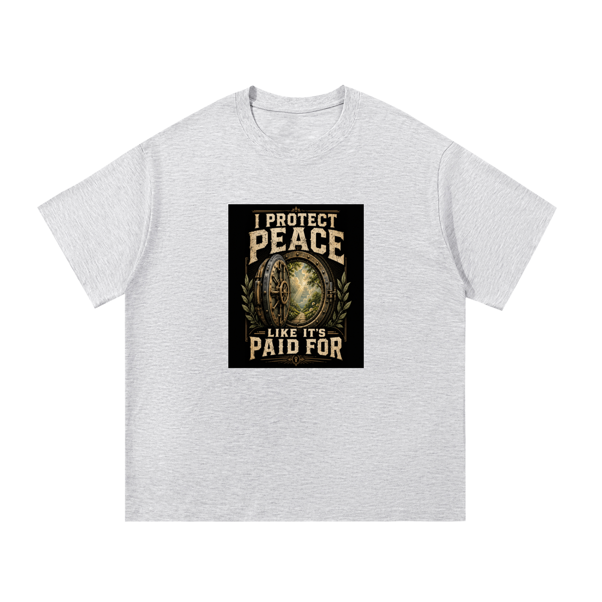 I Protect Peace Cotton T-Shirt