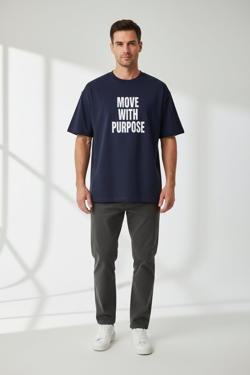 Move With Purpose Cotton T-Shirt