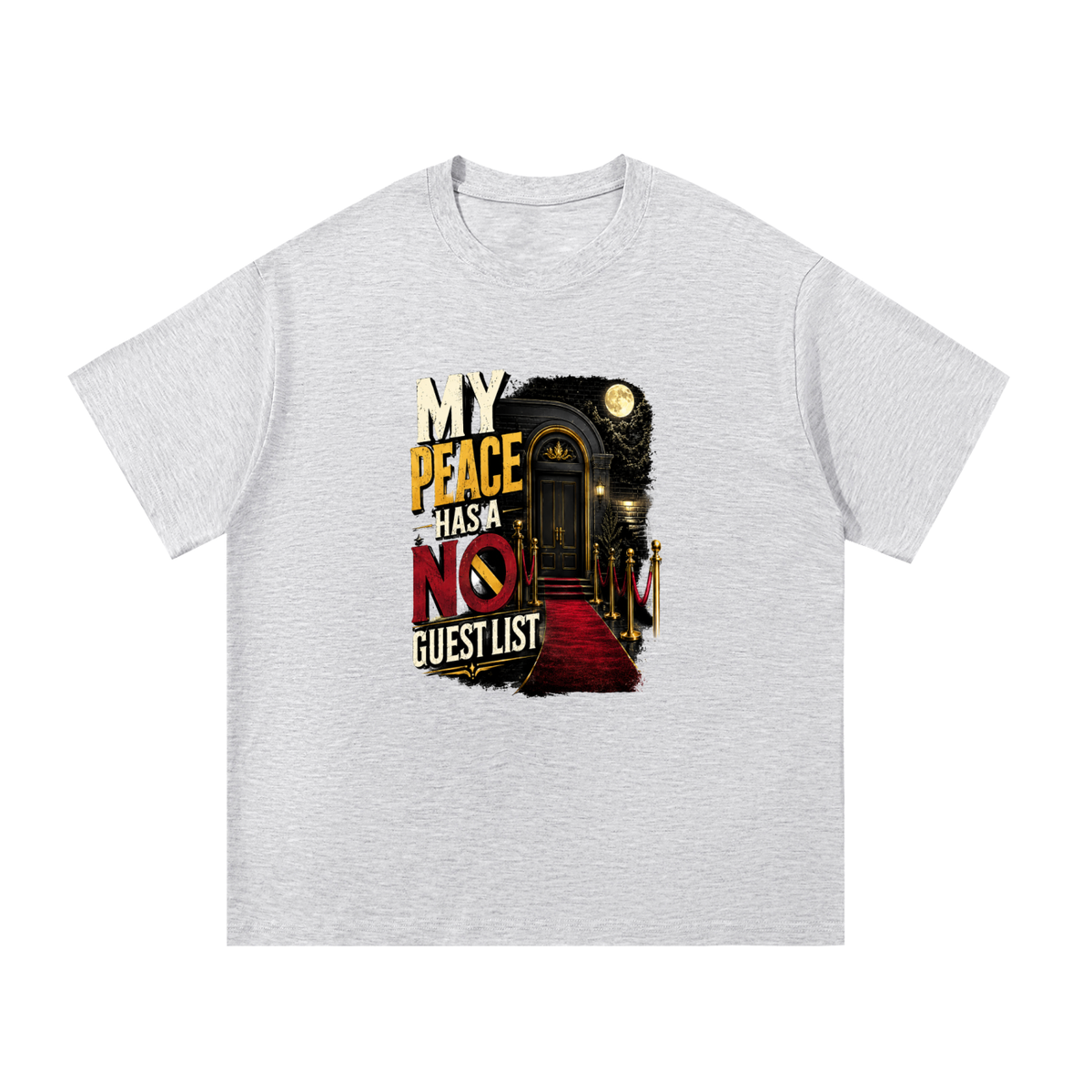 My Peace Has A No Guest List – Oversized Graphic Tee | Wavyy Tees