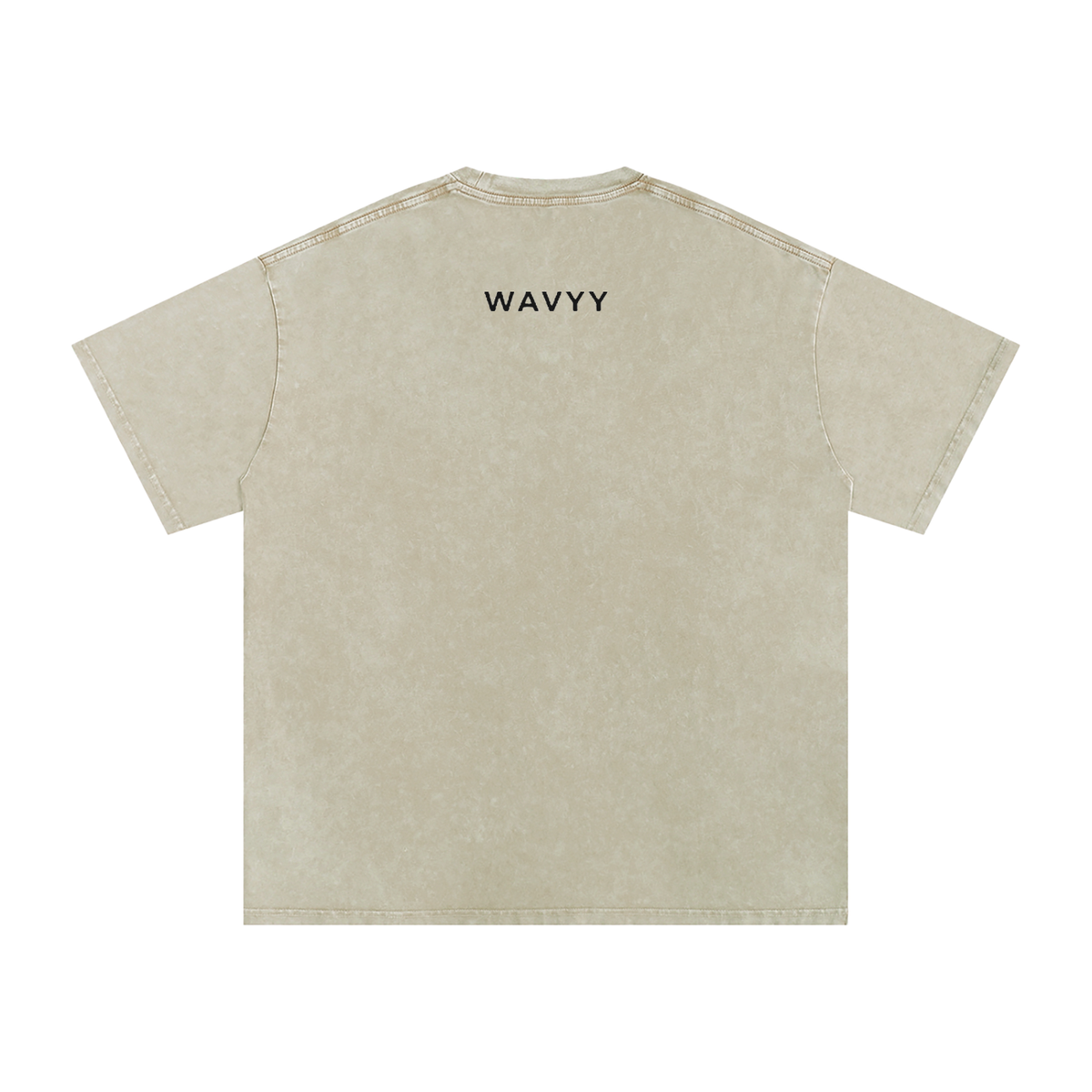 Black Eagle Snow Washed Oversized Cotton T-Shirt