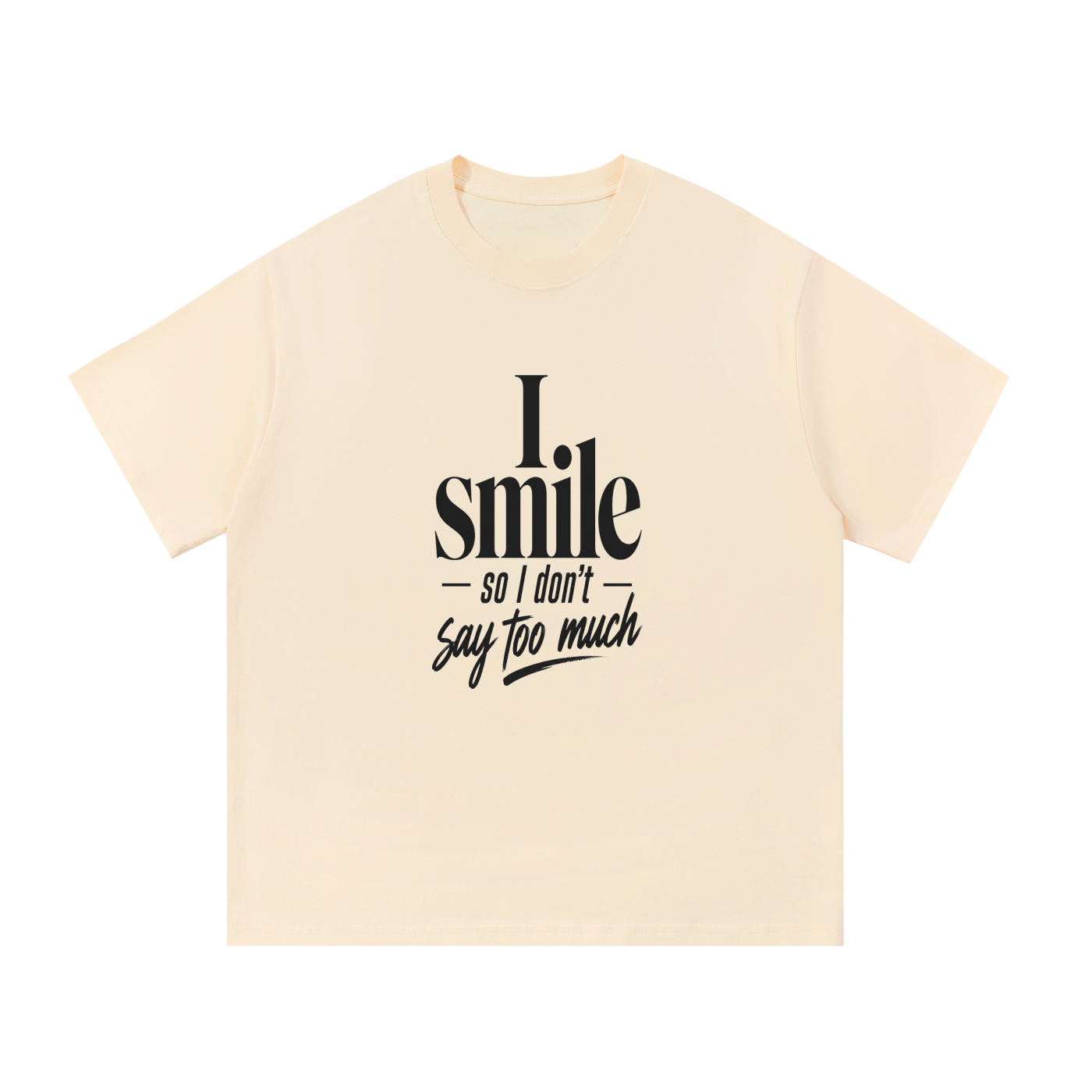 I Smile Cotton T-Shirt