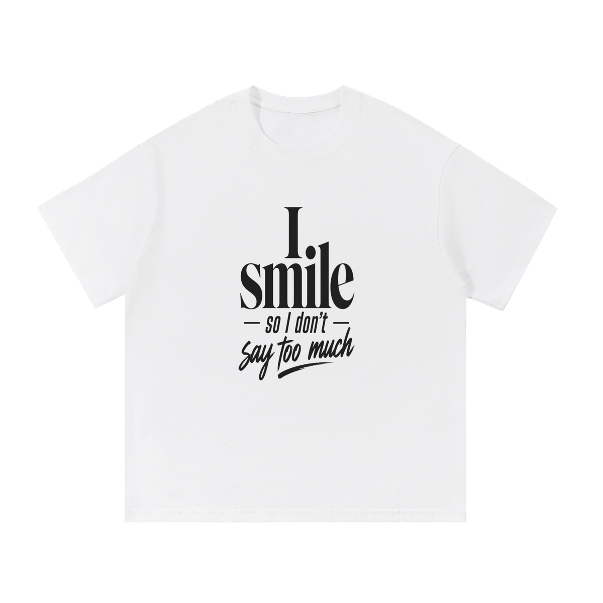 I Smile Cotton T-Shirt