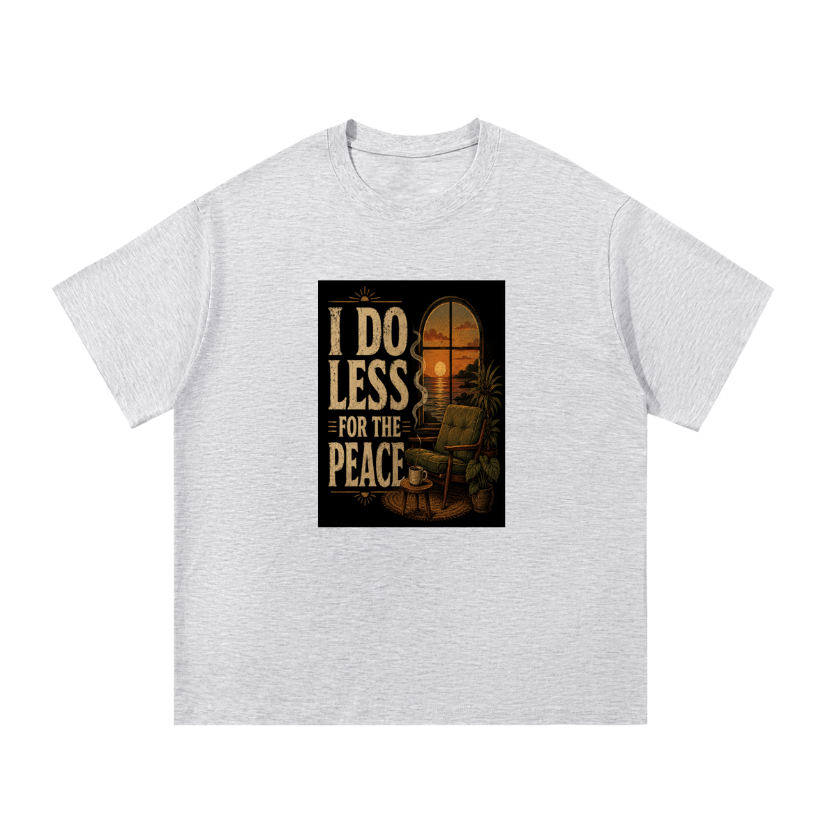 I Do Less For The Peace Cotton T-Shirt