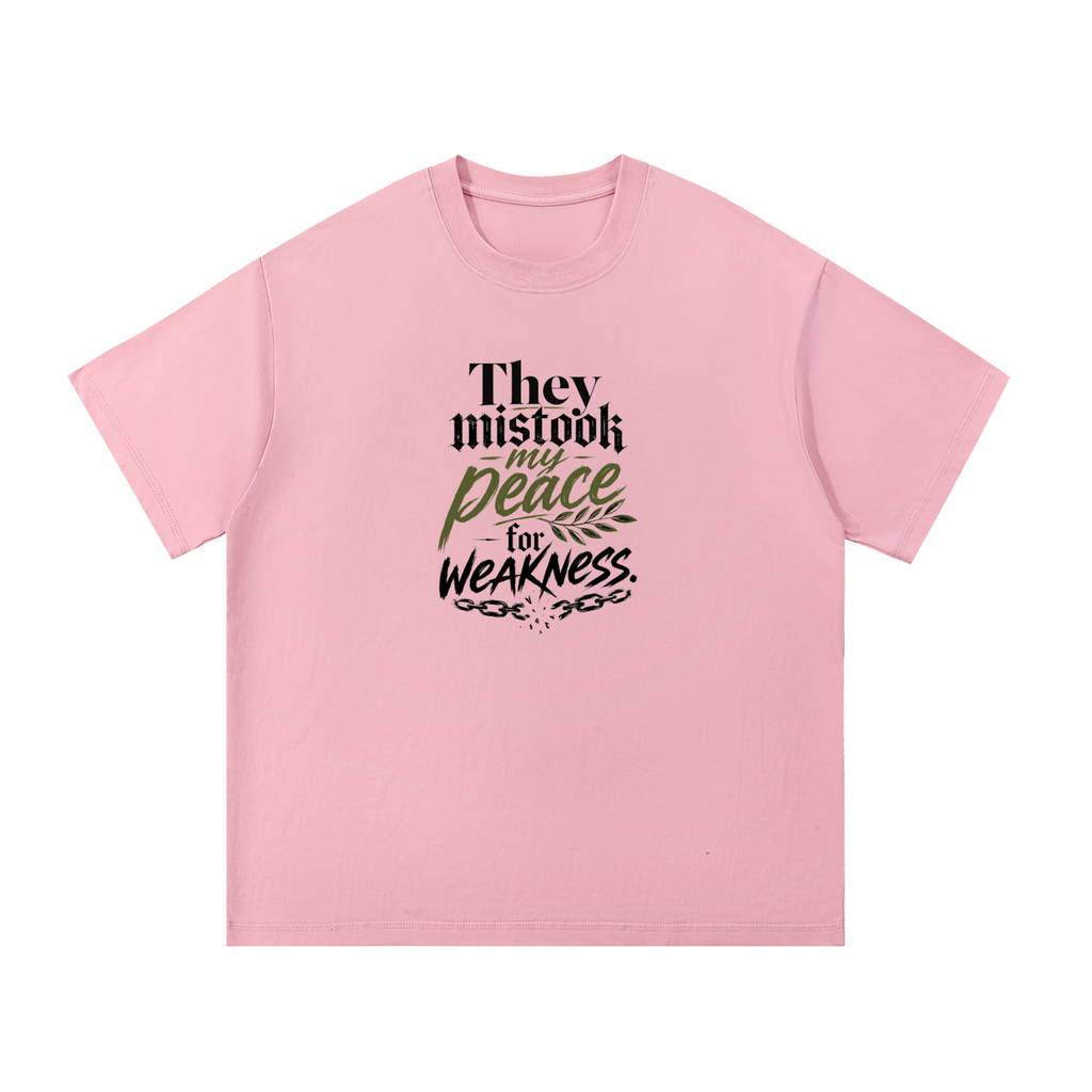 They Mistook My Peace Cotton T-Shirt