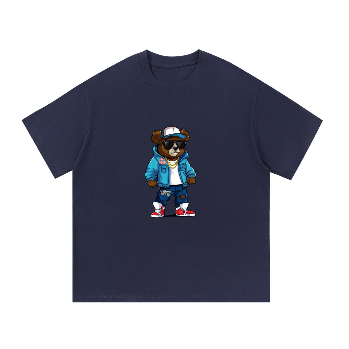 Wavyy Teddy Bear Cotton T-Shirt