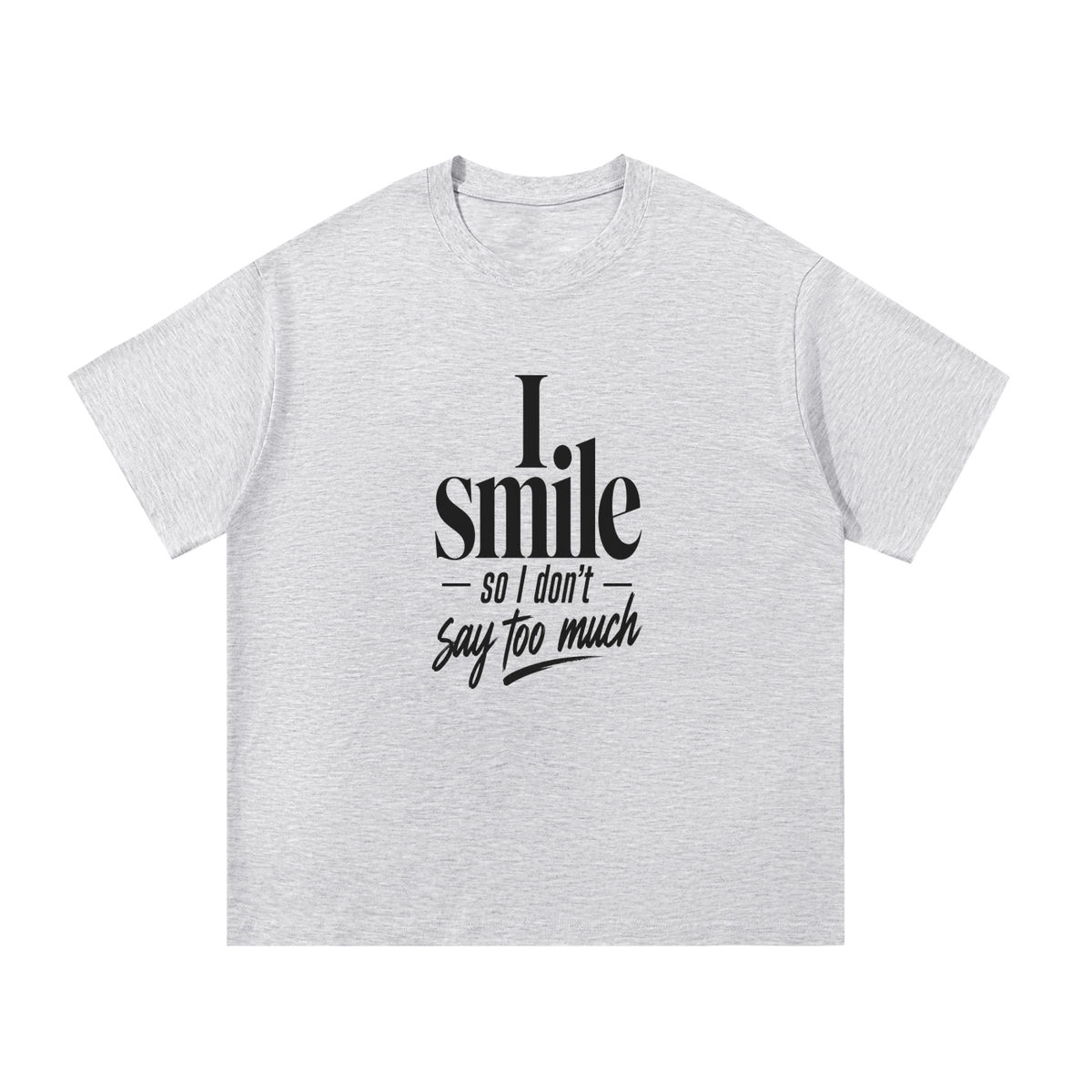 I Smile Cotton T-Shirt