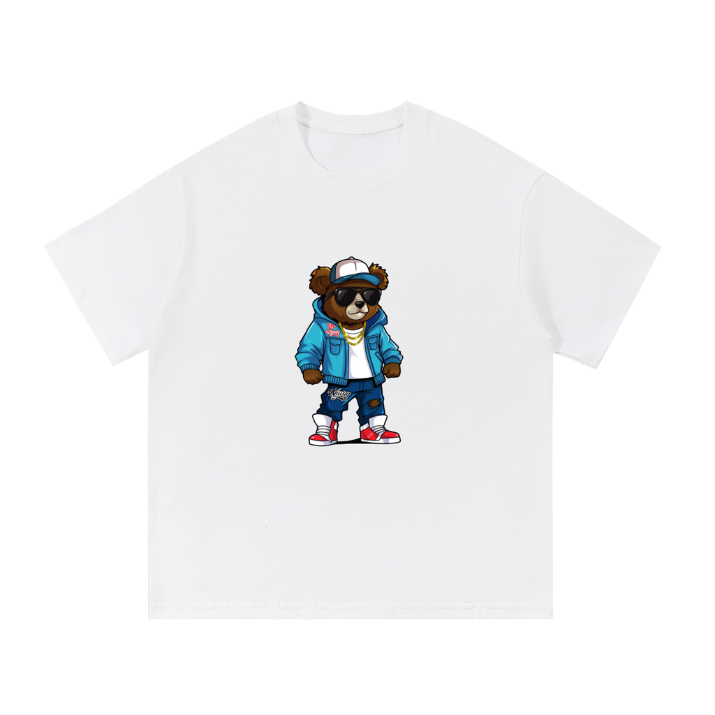 Wavyy Teddy Bear Cotton T-Shirt