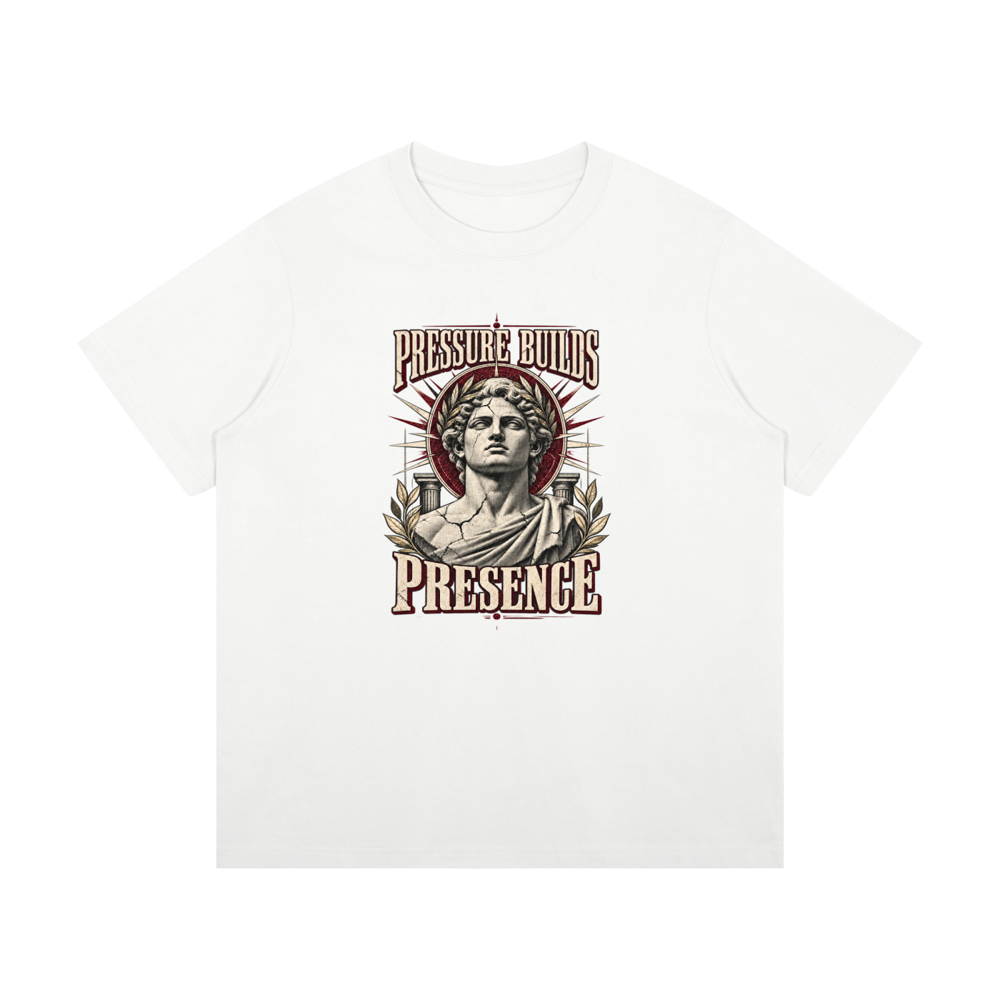 Pressure Builds Presence Cotton T-Shirt