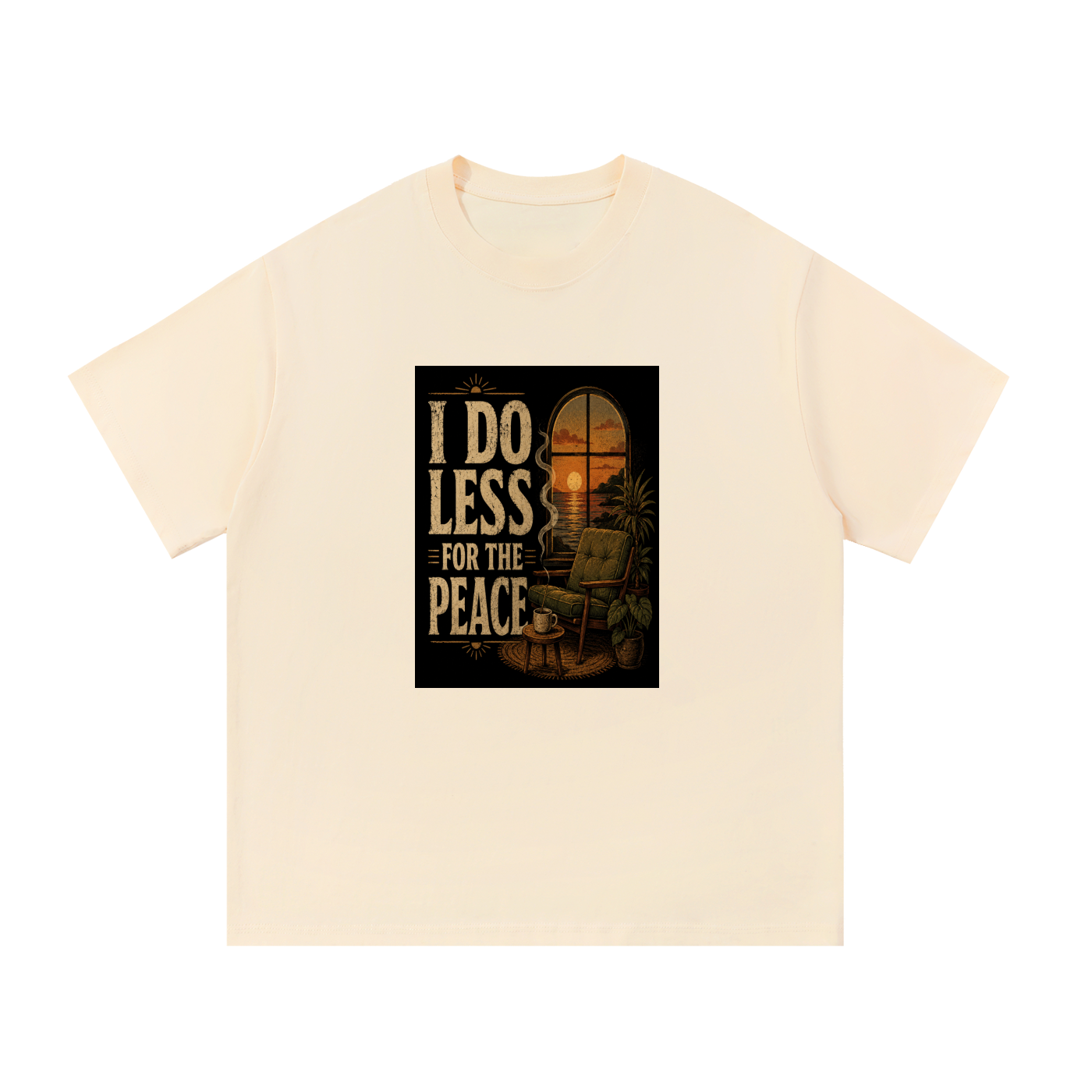 I Do Less For The Peace Cotton T-Shirt
