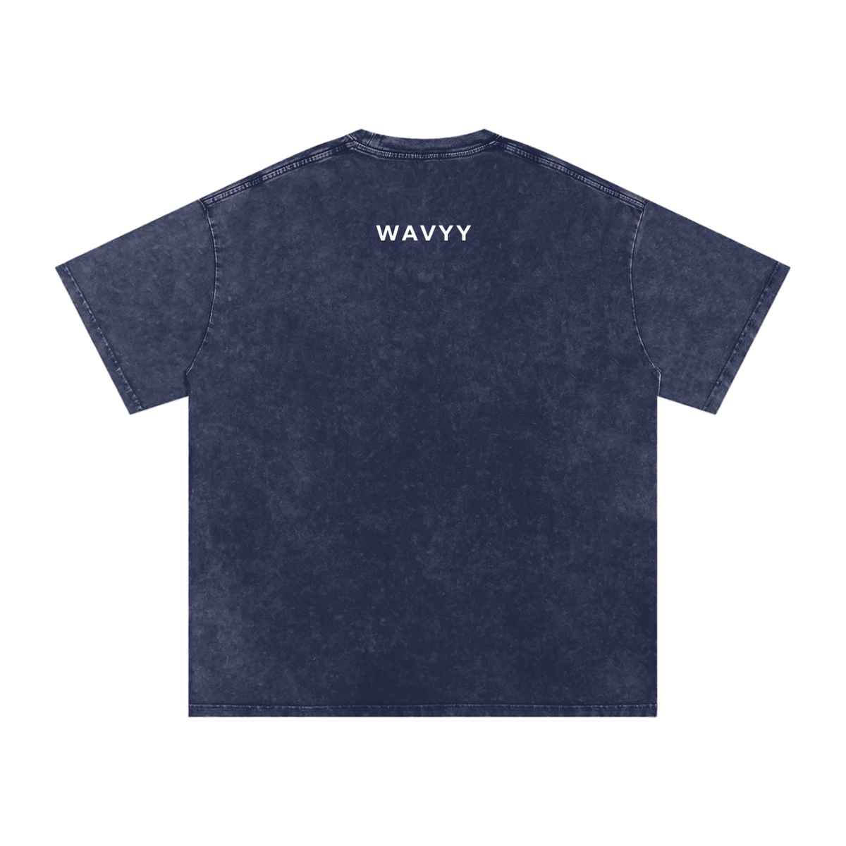 Move Calm Snow Washed Oversized Cotton T-Shirt