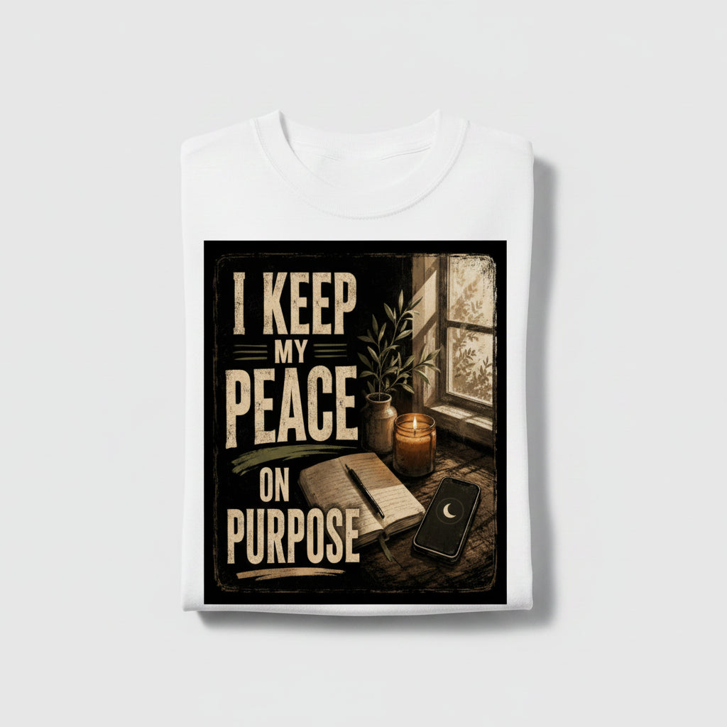 I Keep My Peace Cotton T-Shirt