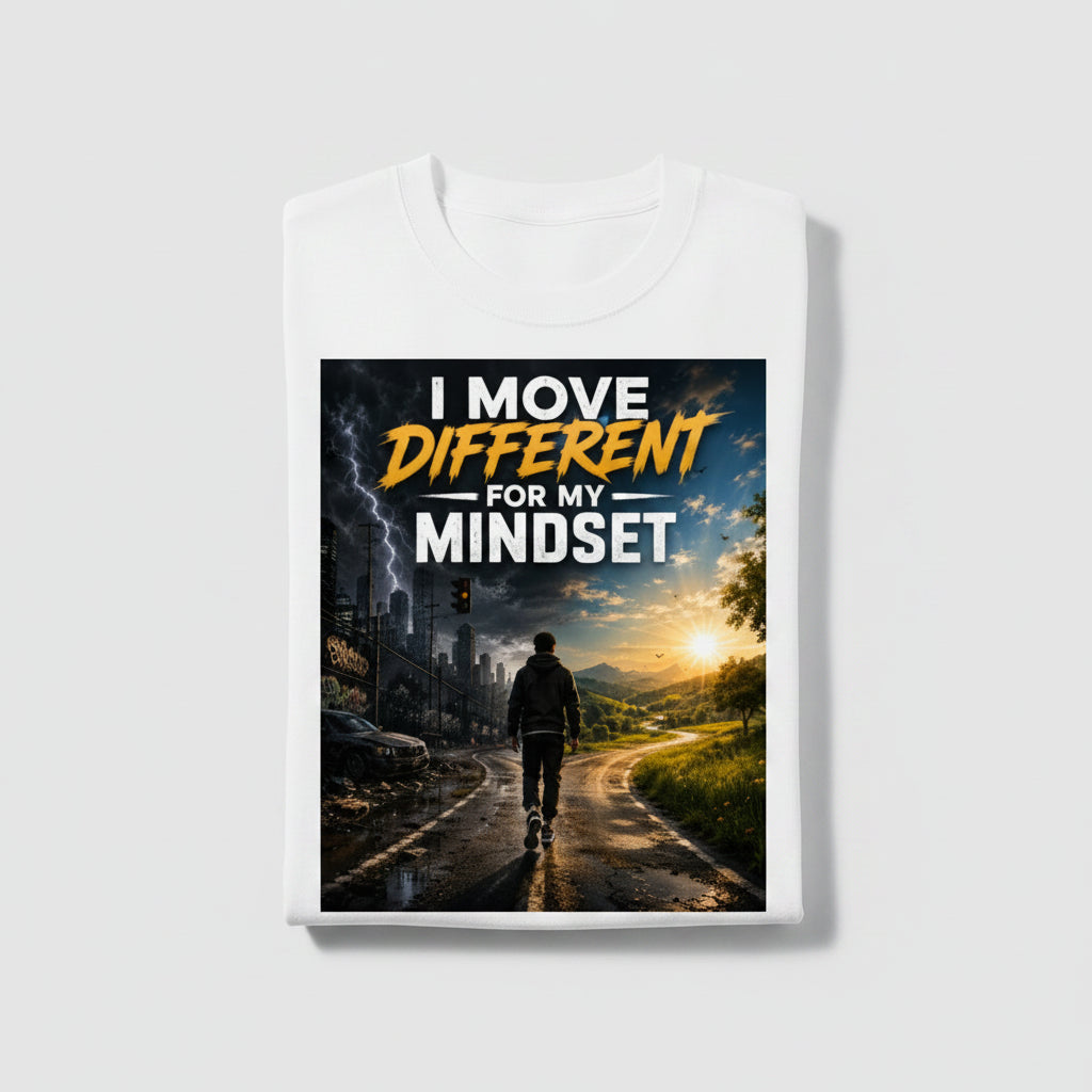 I Move Different Cotton T-Shirt