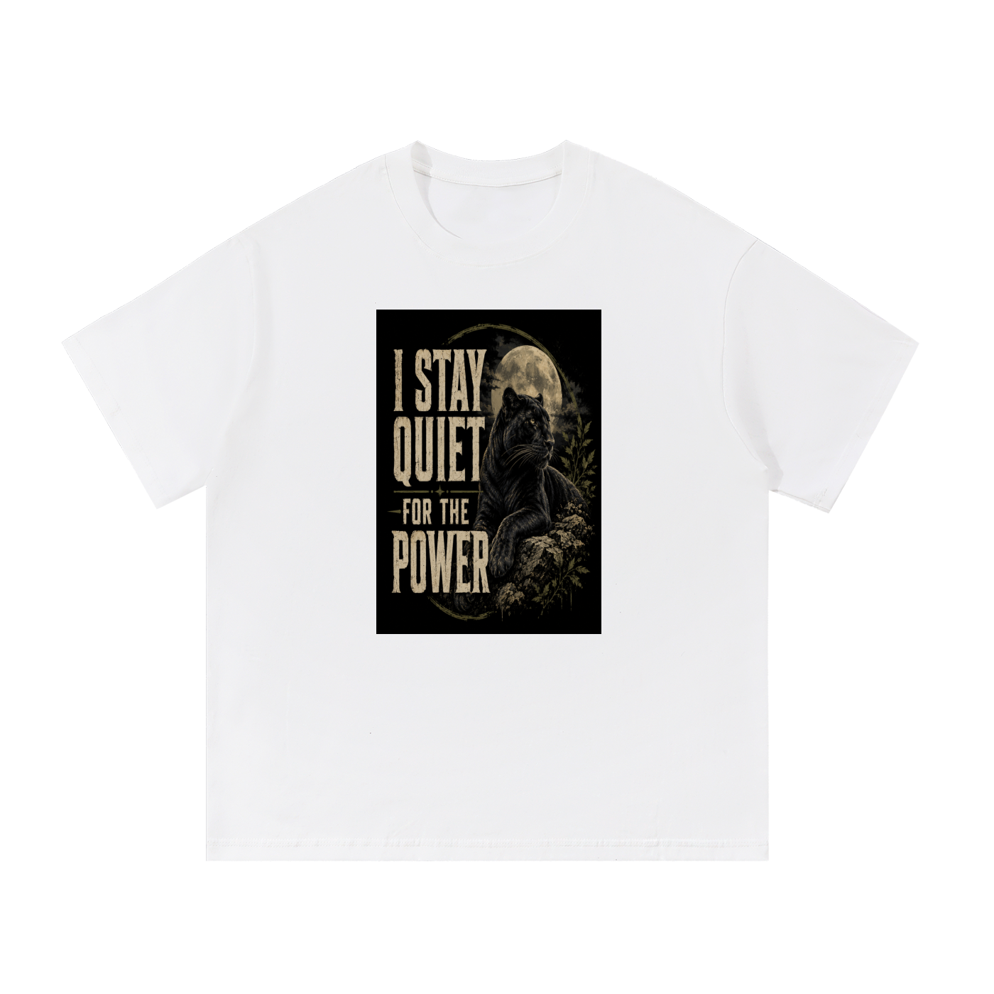 I Stay Quiet For The Power Cotton T-Shirt