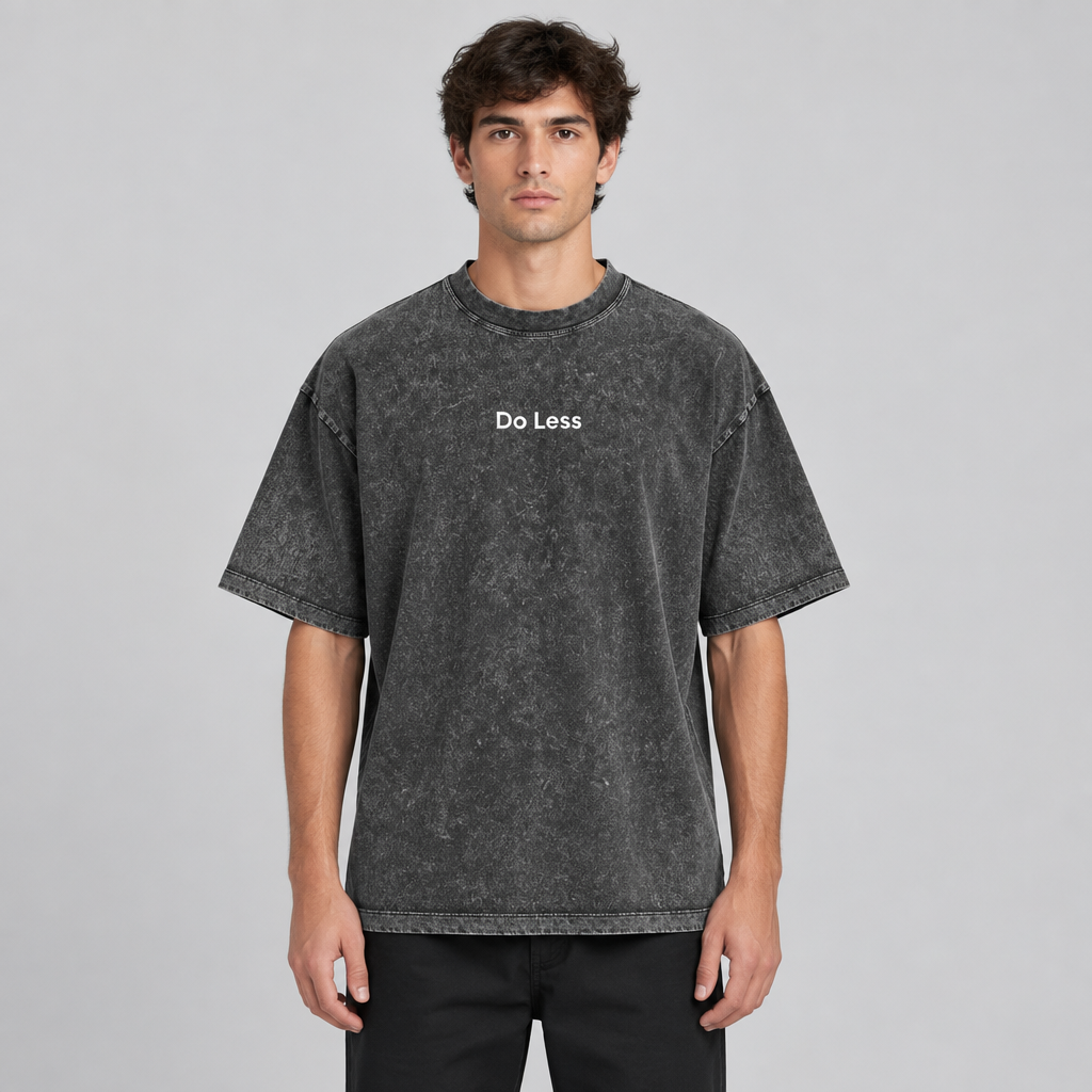Do Less tee model image