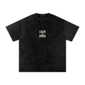 Calm Is Power Snow-Washed Oversized Tee