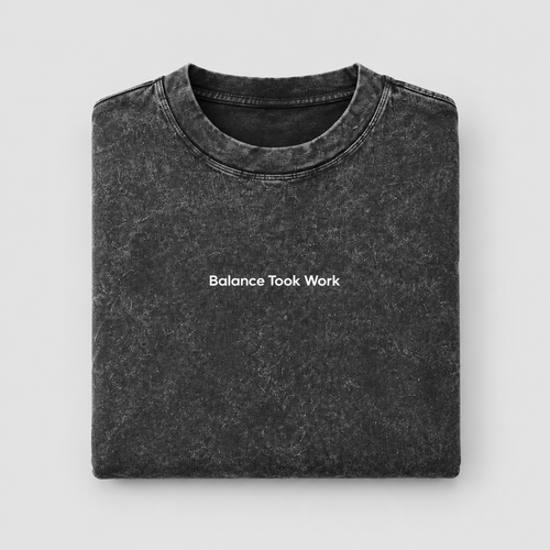 Folded Balance Took Work tee