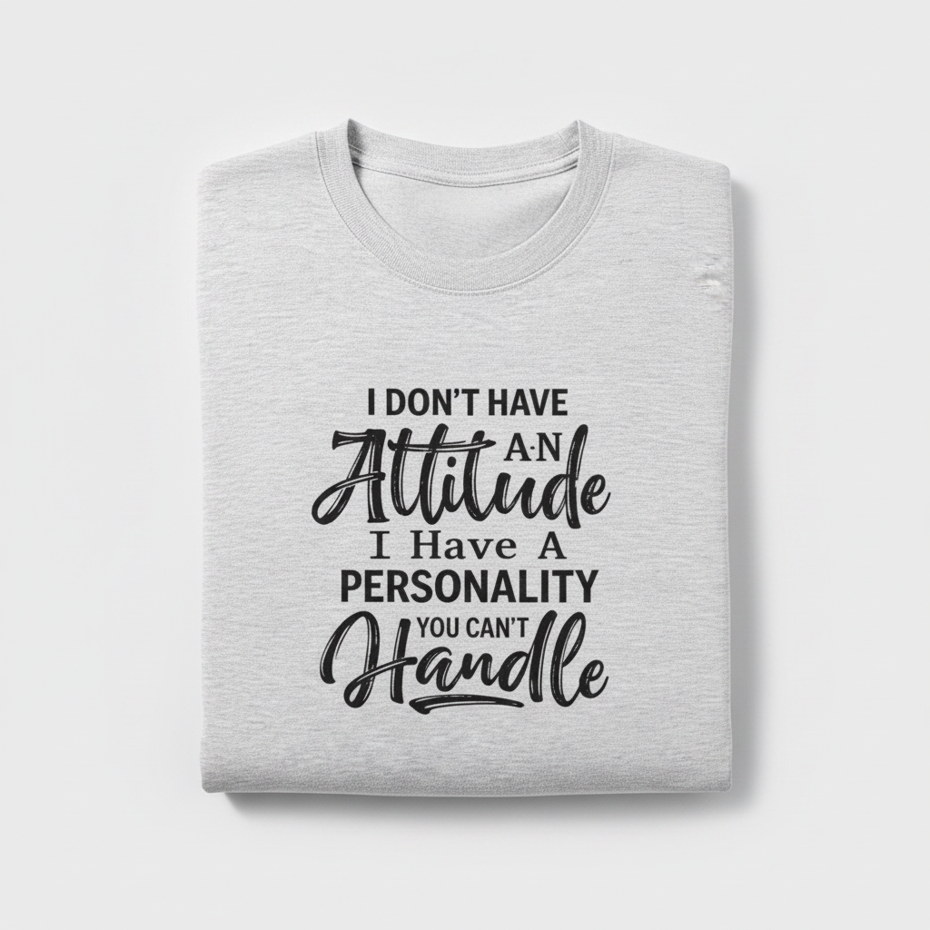 I Don't Have An Attitude – Folded