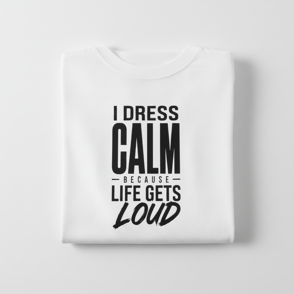 I Dress Calm – Folded