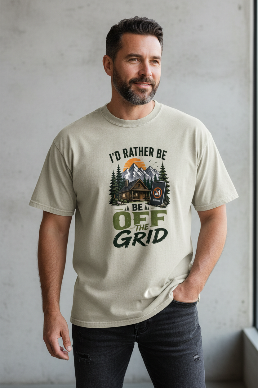 I'd Rather Be Off The Grid – Model
