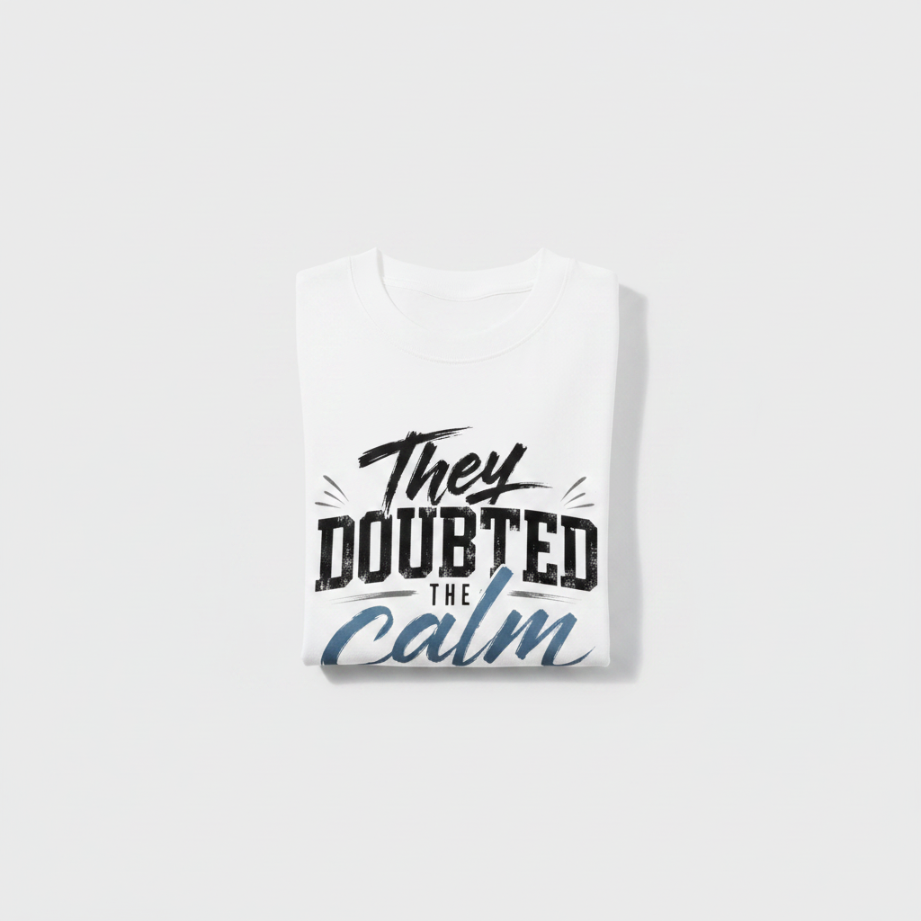 They Doubted The Calm – Smaller Folded