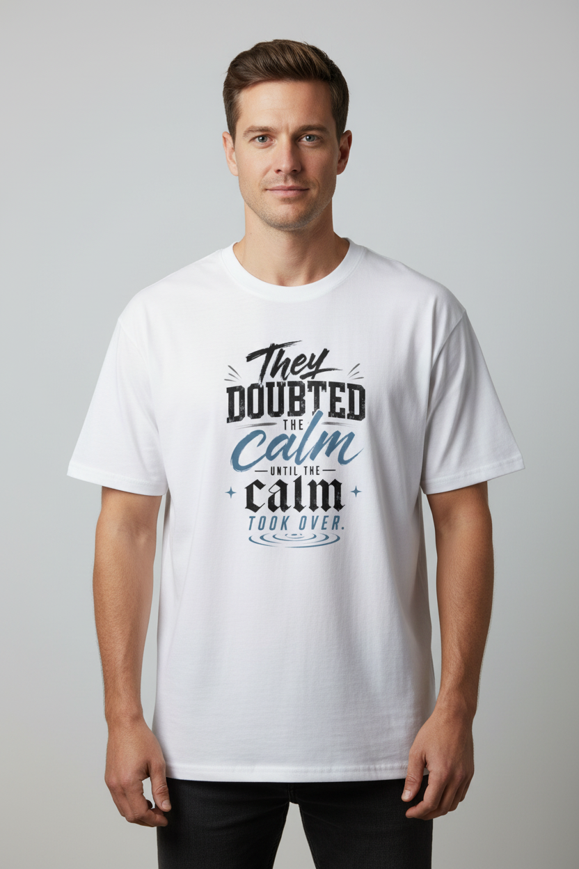 They Doubted The Calm – White Male Model